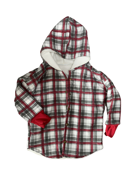 Winter Jacket | Tartan Plaid - Sizes NB - 9/10